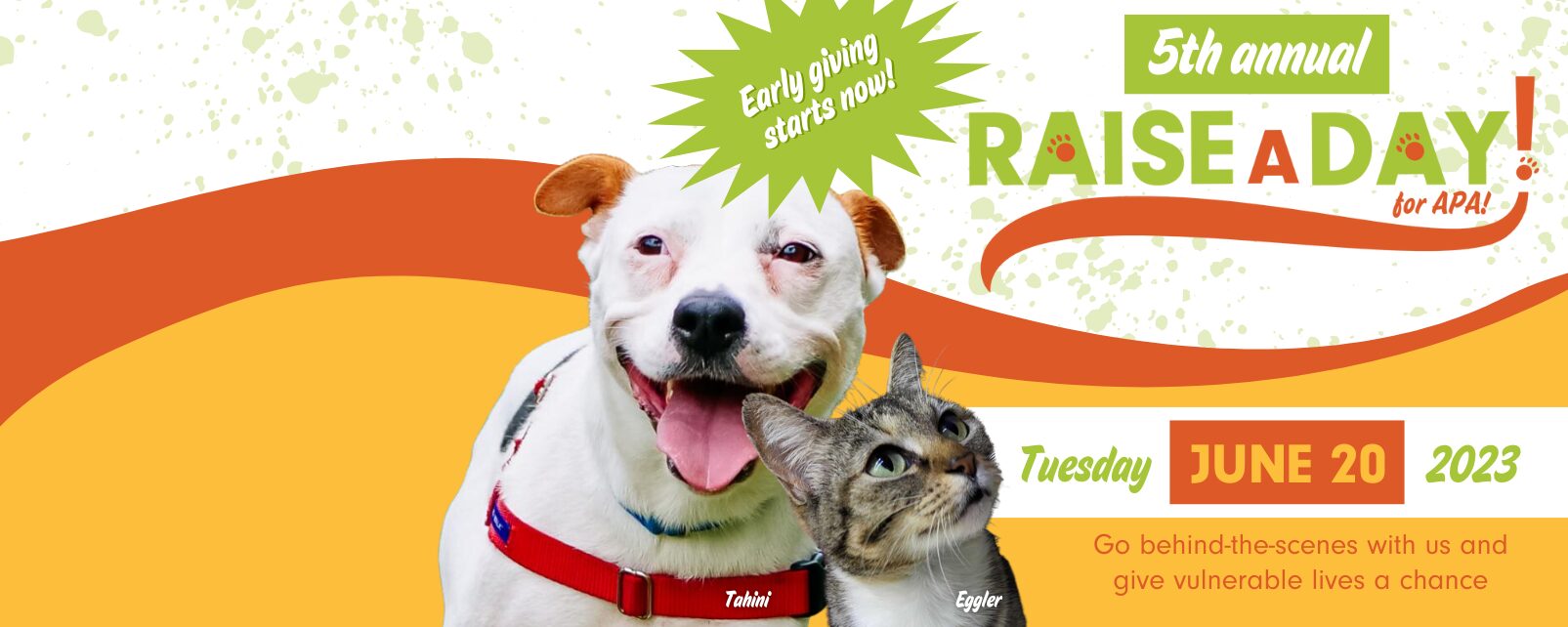 Raise a Day RAD 2023 web banner and logo