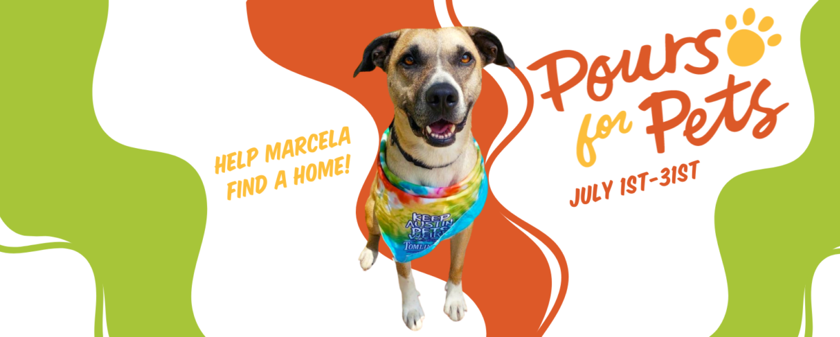 Pours for Pets Website Banner